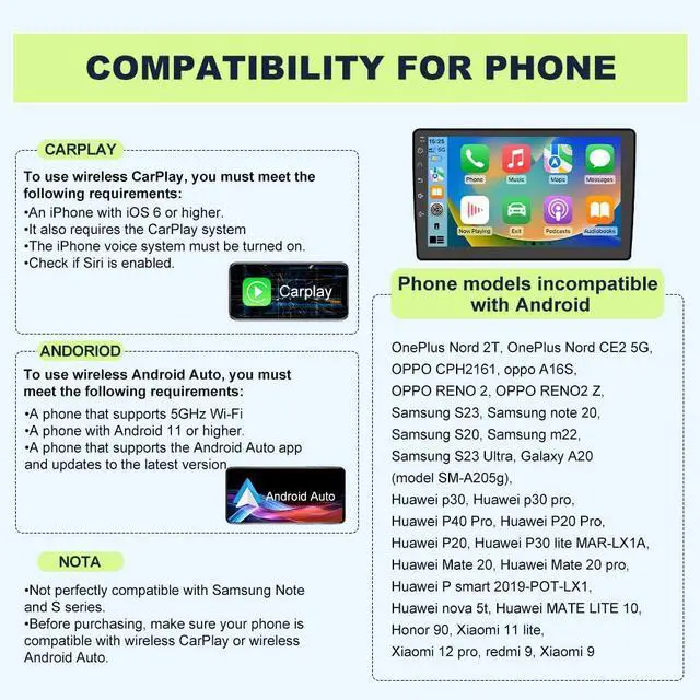 Alt view image 6 of 6 - Car Radio for Chevrolet Chevy Silverado Sierra 2014 2015 2016 2017 2018, 10.1 Inch with CarPlay Android Auto, Bluetooth 5.0, GPS Navigation, DSP, FM, AM, Rear Camera Support