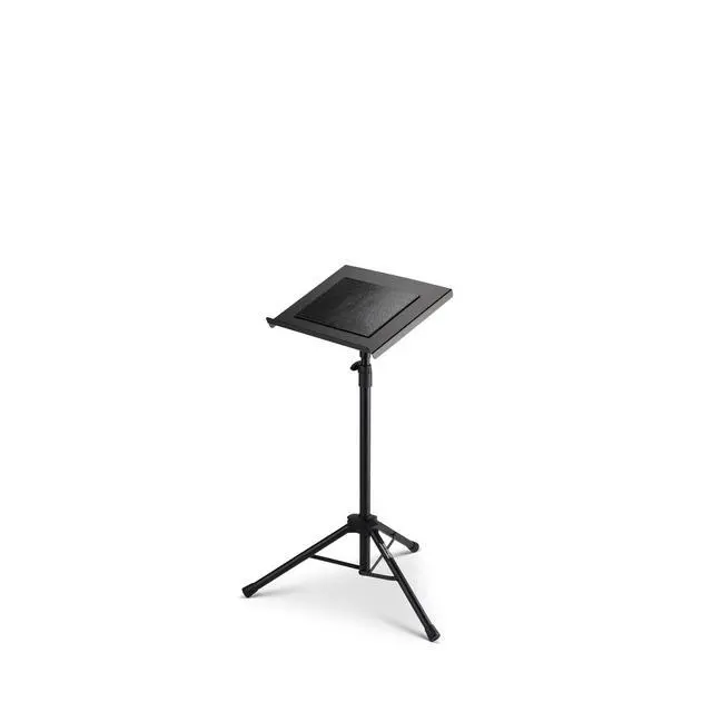 Alt view image 2 of 6 - On-Stage LPT7000 Deluxe Laptop Stand, Adjustable Height and Tilt, Metal Construction, Black, Foldable