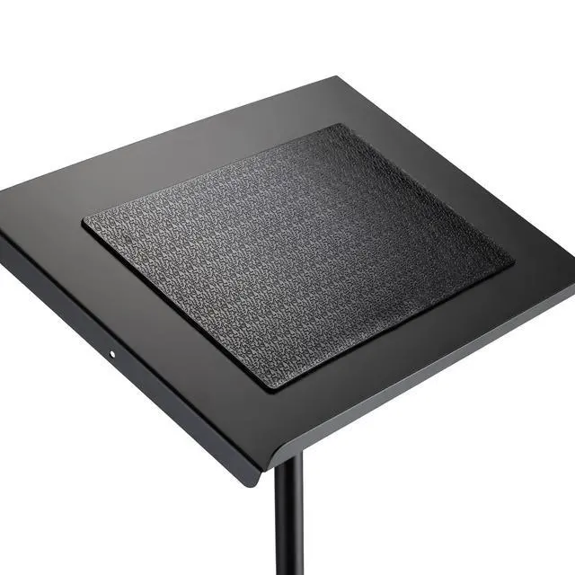 Alt view image 5 of 6 - On-Stage LPT7000 Deluxe Laptop Stand, Adjustable Height and Tilt, Metal Construction, Black, Foldable