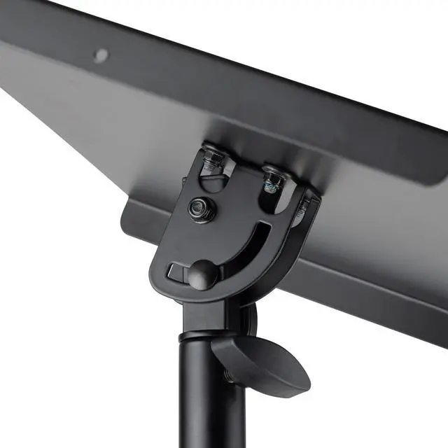 Alt view image 6 of 6 - On-Stage LPT7000 Deluxe Laptop Stand, Adjustable Height and Tilt, Metal Construction, Black, Foldable