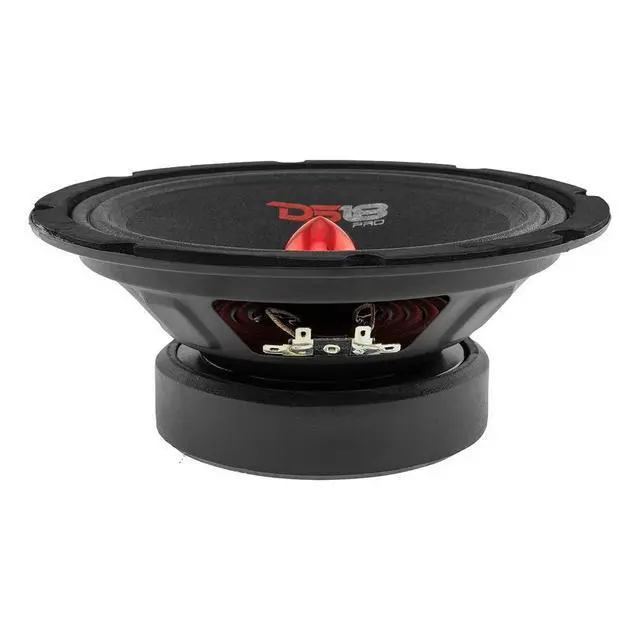 Alt view image 3 of 6 - 2X PRO-GM8B Loudspeaker - 8", Midrange, Red Aluminum Bullet, 580W Max, 190W RMS, 8 Ohms - Premium Quality Audio Door Speakers for Car or Truck Stereo Sound System (2 Speakers)