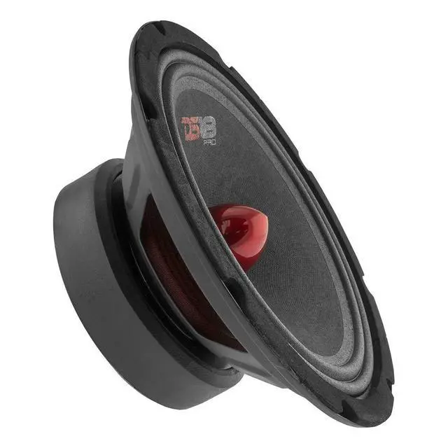Alt view image 6 of 6 - 2X PRO-GM8B Loudspeaker - 8", Midrange, Red Aluminum Bullet, 580W Max, 190W RMS, 8 Ohms - Premium Quality Audio Door Speakers for Car or Truck Stereo Sound System (2 Speakers)