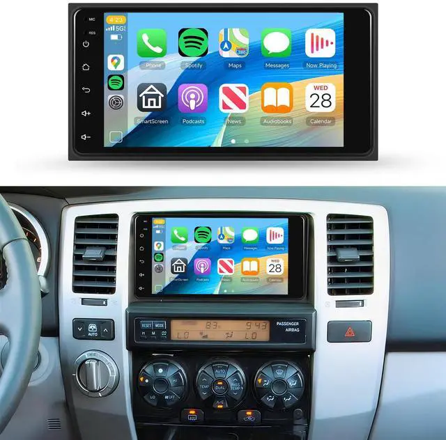 Main image of 2+64G Car Stereo Radio for Toyota 4Runner 2003-2009,for Tundra 2003-2006, for Sequoia 2003-2007 Wireless Carplay/Android Auto,Android 7 IPS DSP GPS 5G WiFi BT FM Mirror Link Backup Camera