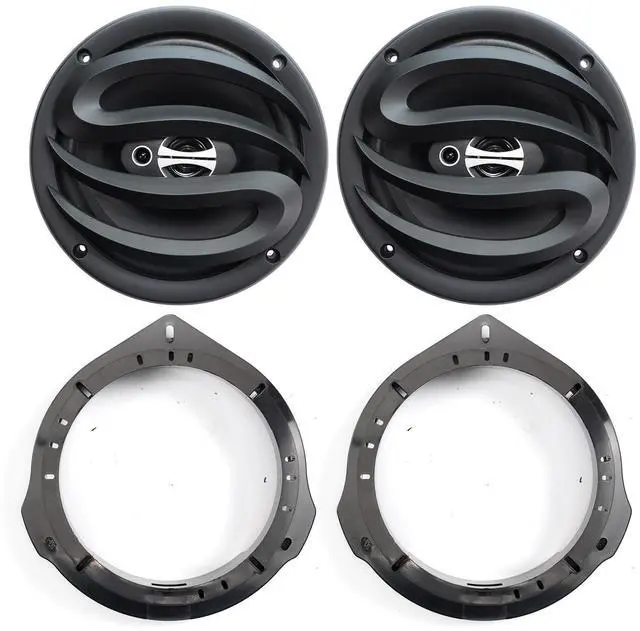 Main image of 6.5" 3-Way Car Audio Door Speakers (Pair) for Ford F-150/Focus/Fusion/Transit/Edge/Mondeo Mk4 2007-2024,300 Watts Max Power,with Adapters and Harness,Enhanced Sound,Car Audio Speaker Upgrade kit