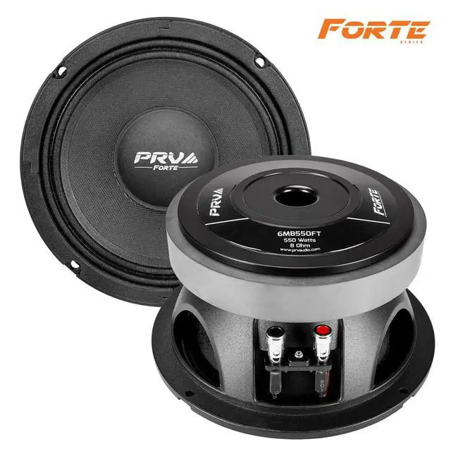 Alt view image 3 of 6 - 6.5 Inch Midbass Speaker 6MB550FT 8 Ohm Loudspeaker with 550 Watts RMS Power, Pro Audio High Excursion Mid Bass Loudspeaker (Single)