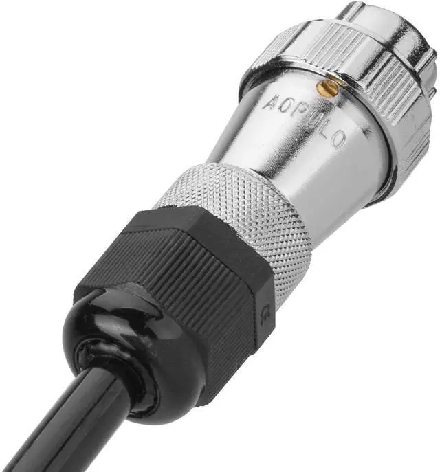 Alt view image 6 of 6 - Heavy Duty Vehicle Coil Trailer Cable with 1 Channel 4 PIN AV Connector Disconnect Kit for Truck Caravan Motor Home Backup Security Camera Monitor System
