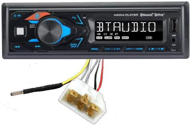 Main image of LS Tractor Radio 12V AM FM Bluetooth Streaming USB Easy Install Connect Harness No Wire Splicing Direct Plug & Play Stereo Heavy