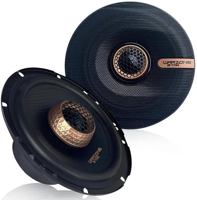 Main image of 2X WZ65PTi 6.5-Inch Super Coaxial Speaker Pair, 4 Ohm, 450W Max, 120W RMS, 92dB Sensitivity, Ferrite Woofer & PEI Dome Tweeter for Pro Car Audio