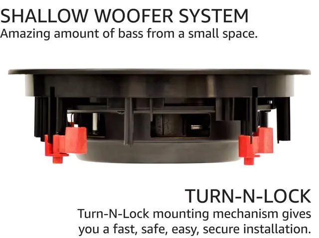 Alt view image 5 of 6 - Sound SUB8 Passive in-Wall/in-Ceiling 8" Subwoofer