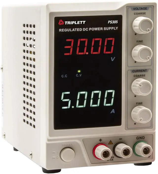 Main image of PS305 Single Output 30V/5A DC Power Supply with Dual 4-Digit LED Displays