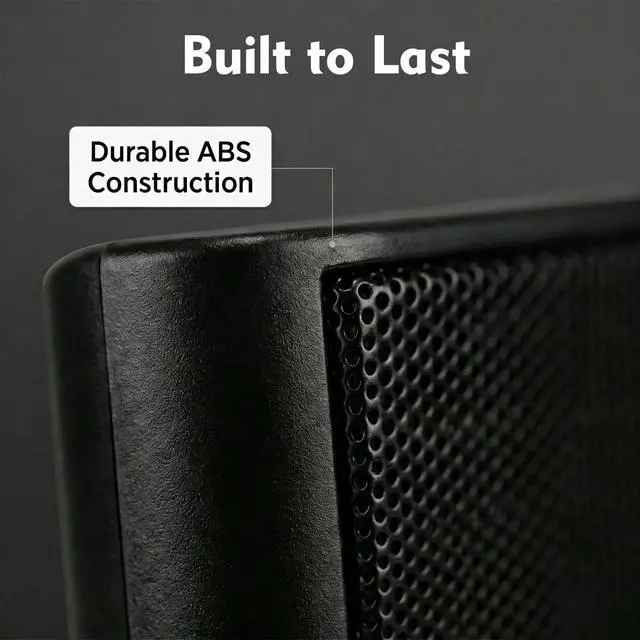 Alt view image 2 of 6 - Ultra Slim 5.25 Inch 240W Wall Mount Speakers, 8 Ohm Passive Home Theater Indoor Speakers for Bedroom, Kitchen, Living Room,Black(Pair)