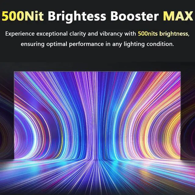Alt view image 4 of 4 - 13.3 OLED Portable Monitor Touchscreen, 1080P HDR Travel Screen, 500 Nits, Ultra-Slim External Second Monitor for Laptop Mac PC & Android Phone/Tablet (No Touch for iPhone/iPad/Consoles), with Case