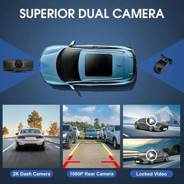 Alt view image 5 of 6 - Wireless CarPlay Screen,8.1" Portable Touch Screen Car Stereo with 2K Dash