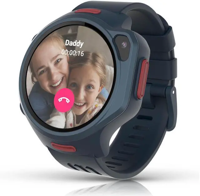 Main image of R2 Kids Smart Watch - 4G Video Calling & Real-Time GPS Tracker, 1.3 Fitness Watch with 5MP Camera & SOS, Ideal School & Safety Companion, Birthday Gifts for Boys Girls Ages 5-12
