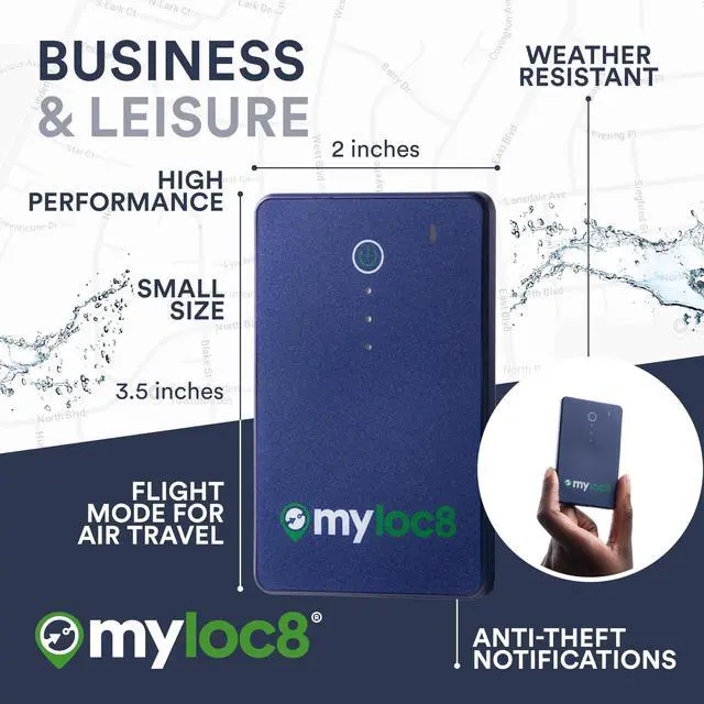 Alt view image 3 of 4 - GPS Luggage Tracker for Suitcases TSA Approved, Android & iOS Compatible - Real-Time Tracking Device for Travel - Smart Tag with Bag Opening Alert - Long Battery Life (4-Mo Subscription Included)