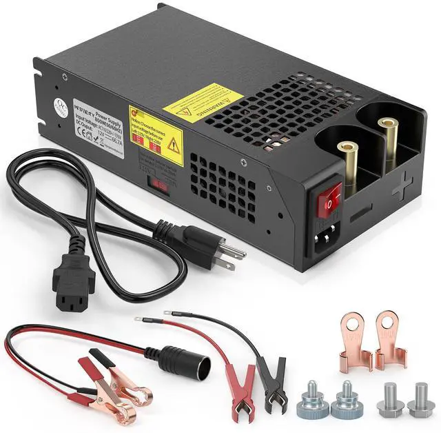 Main image of AC to DC Converter 800W 66.7A, 12V Power Supply 110V AC to 12V DC Converter Adapter Switch Transformer for RV, Radio/Car Stereos, LED Strip, Travel, Computer Project, 3D Printer