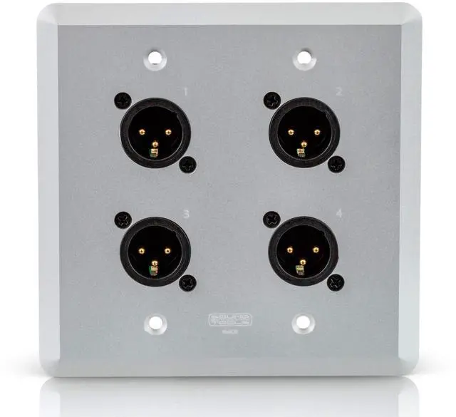 Main image of Wall CAT MX-S (Male, Silver) - Audio Over Shielded CAT Cable. Capable of Sending Analog Audio, DMX, Clear-Com and AES