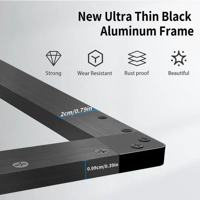 Alt view image 5 of 6 - 43 Inch 20 Points Infrared Touch Frame, Interactive USB Interface IR Touch Screen Overlay Use, Driver Free Intelligent, Suitable for Digital Signage
