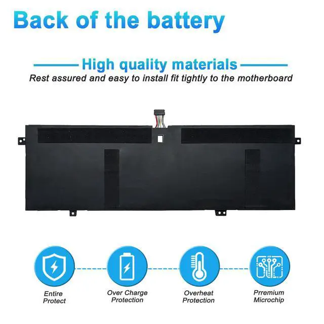 Alt view image 4 of 6 - 75Wh L21M4PH1 L21C4PH1 Laptop Battery Replacement for Lenovo Yoga Slim 9-14IAP7 82T0, Yoga Slim 9-14IAP7 82T1 Series L21B4PH1 L21C4PH1 SB11F35902 4833mAh 4-Cell
