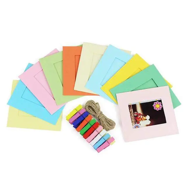 Alt view image 4 of 6 - 3X Instax Square Instant Film (60 Exposures) + Hanging Photo Frames for Square Film Assorted Colors Deluxe Accessory Bundle
