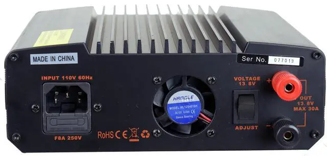 Alt view image 3 of 6 - TP30SWII 30 Amp DC 13.8V Analog Switching Power Supply with Noise Offset