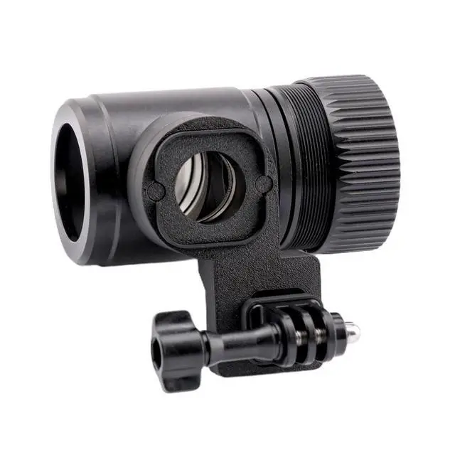 Alt view image 4 of 6 - Outdoor Scope Camera Mount Compatible with Hero 9/10/11/12 Quick Side-Lightweight Mount with Built-in Sunshade for Outdoor Adventures