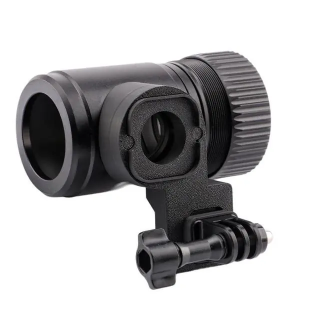 Alt view image 6 of 6 - Outdoor Scope Camera Mount Compatible with Hero 9/10/11/12 Quick Side-Lightweight Mount with Built-in Sunshade for Outdoor Adventures