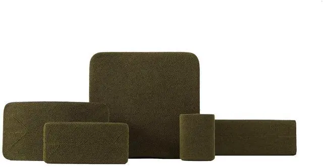 Alt view image 6 of 6 - Cover for Sonos Sub Custom Fit DJ Cover & Speaker Stand Cover 3D-Knitted, Outdoor Speaker Covers for Sonos Olive Green