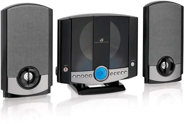 Main image of HM3817DTBK Home Music System with Remote and AM/FM Radio Black