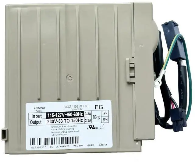 Main image of Upgraded OEM Refrigerator Control Board VCC3 1156 M4 F 9B (3.3A Output) | Replaces W10710090, W10154805, W10893917, WR55X10490 etc, Latest Manufacturing With