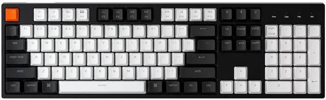 Main image of C2 Full Size Wired Mechanical Keyboard for Mac, Hot-swappable, Gateron G Pro Brown Switch, RGB Backlight, 104 Keys ABS keycaps Gaming Keyboard for Windows, USB-C Type-C Braid Cable