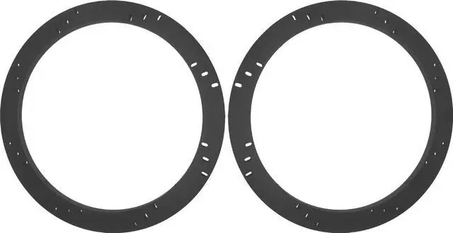 Main image of 12" Subwoofer Speaker Spacer Depth Extender Extending Ring - 1" thick - ID: 11 1/8" OD: 12 7/8" - 1 Pair - SSK12XXK - Stackable - Perfect For Framing Fiberglass Enclosures