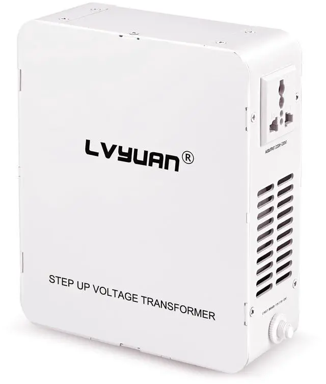 Main image of 800W Step Up Transformer 110/120V to 220/240V | resettable circuit breaker, compatible EU & Asian appliances for US & Canada use, pure copper toroidal coil
