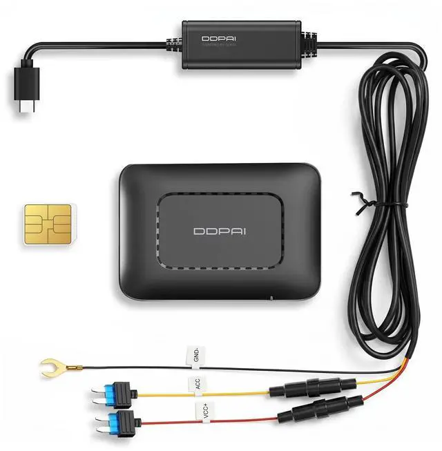 Main image of 4G LTE Module with SIM Card for Dash Cam Z60, Z90 Master, Z90 Pro, Z60 Pro, N5 Dual 2026, Z50 Pro, Remote Monitoring, Geofencing, Cloud Storage, Low Voltage Protection, Hardwire Kit Included