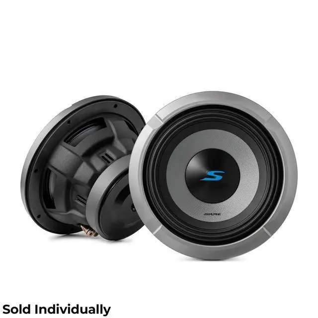 Alt view image 5 of 6 - S2-W8D4 8" S-Series Dual 4 Ohm Car Subwoofer, 900W Max, 300W RMS