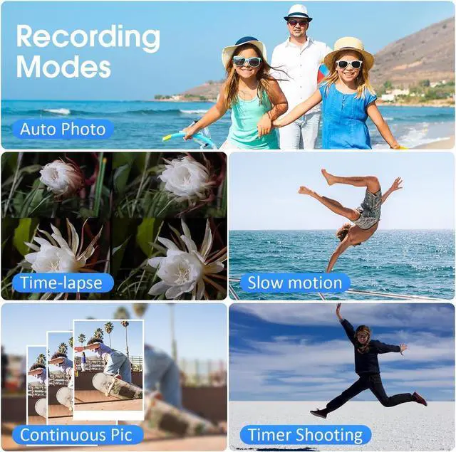 Alt view image 3 of 6 - 4K Ultra HD Video Camera Camcorder, 48MP Digital Recorder with Wireless Lavalier Microphone, 18X Digital Zoom, Remote Control, 32GB SD Card for Vlogging YouTube Travel