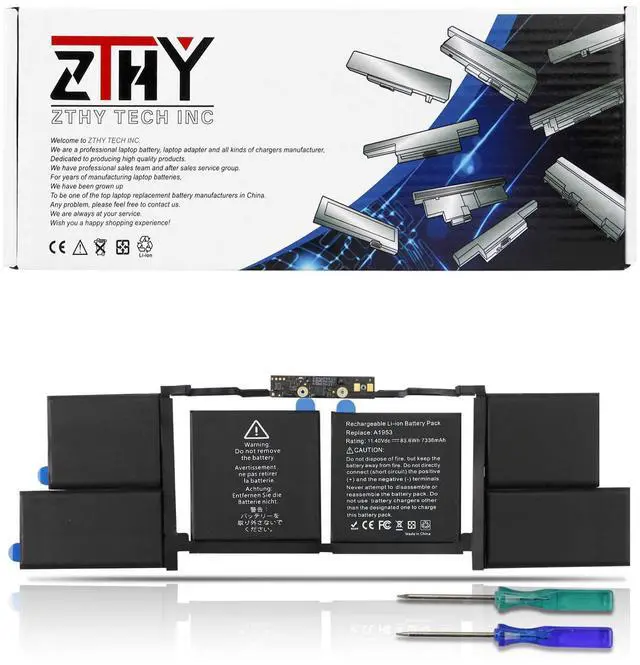 Main image of A1990 A1953 Laptop Battery for MacBook Pro 15" Touch Bar A1990 EMC 3215 3359 BTO CTO Mid 2018 2019 MV902LL/A MV912LL/A MV922LL/A MV932LL/A MV942LL/A MV952LL/A MV962LL/A MV972LL/A MV902B/A MV912B/A