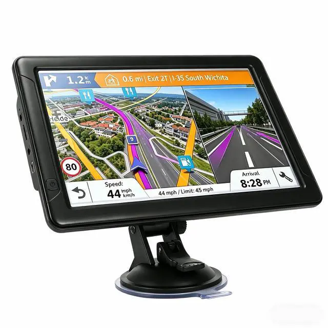 Main image of 9 Inch GPS Navigator for Car Truck RV, 2026 Latest Map GPS for Car with Free Updates, Voice Guidance, Speed Alerts, Custom Routing, HD Touchscreen
