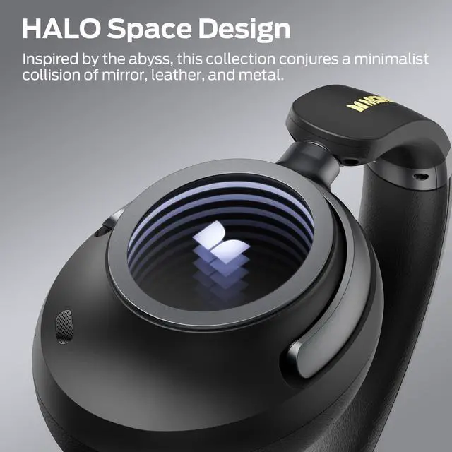 Alt view image 3 of 6 - Persona 4th ANC Active Noise Canceling Headphones, Wireless Bluetooth Over Ear Headphones with 3 EQ Modes, and 70H Playtime,Deep Bass,Bluetooth 6.0,Foldable Comfort Design for Outdoor,Black