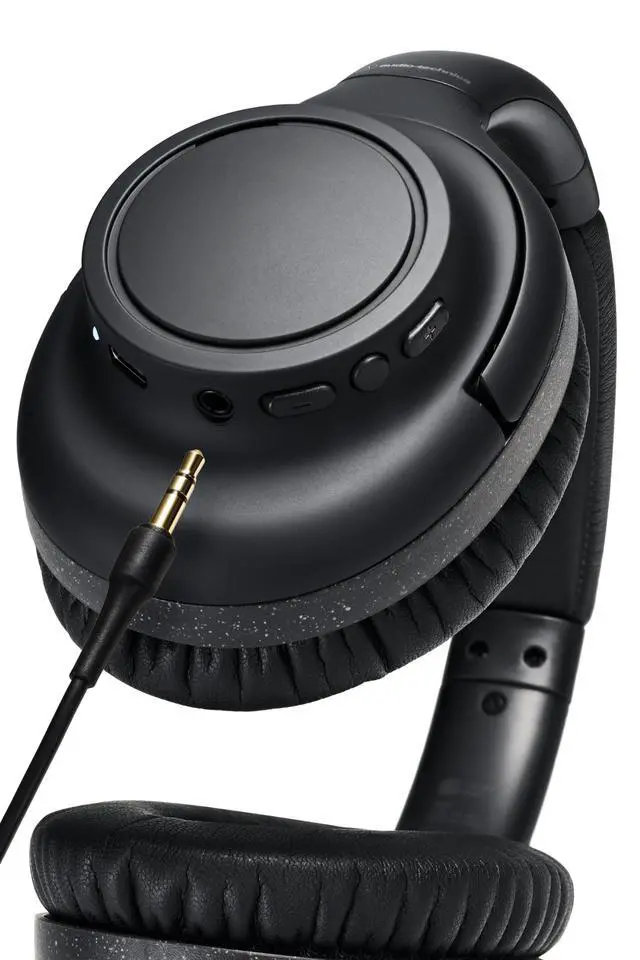 Alt view image 3 of 6 - ATH-S300BTBK Wireless Headphones, Black