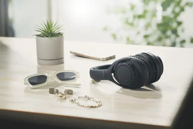 Alt view image 6 of 6 - ATH-S300BTBK Wireless Headphones, Black