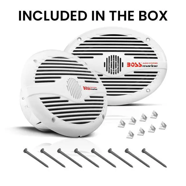 Alt view image 5 of 5 - MR690 6X9 Inch Marine Speakers (Pair), 4 Ohms, 2 Way