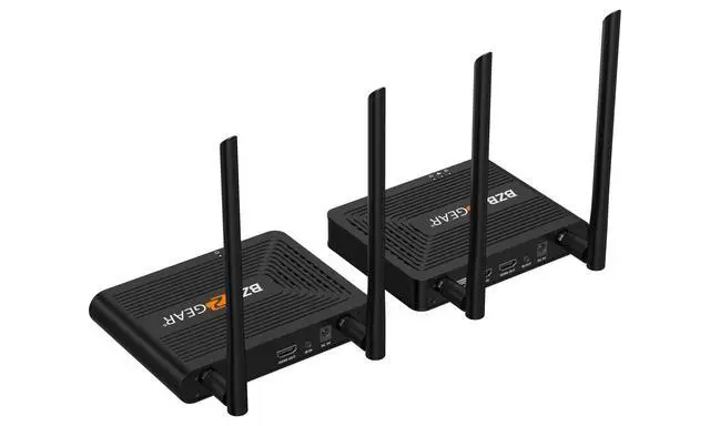 Alt view image 4 of 6 - BZBGEAR 4K 60Hz UHD HDMI 2.0 Wireless Receiver/Trasmitter Extender Kit up to 164ft BG-AIR4KAST