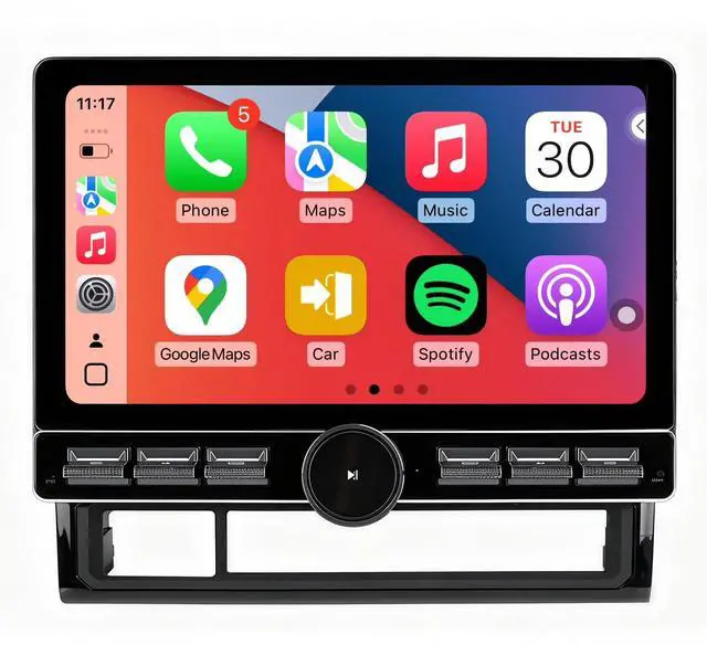 Main image of Car Stereo Radio for Toyota Tacoma 2005-2015, Android 13 Wireless CarPlay Android Auto, 10 Inch Head Unit HD Screen, QLED/Bluetooth/SWC/GPS/AM/FM/RDS/Wifi/1080P Backup Camera (Tacoma-2005-MI)