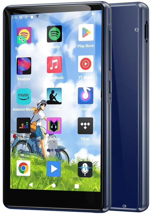 Main image of 160GB MP4 MP3 Player with Bluetooth and WiFi, Spotify for Kids | 4.5" Touchscreen, Parental Controls Android MP4 Player with Amazon Music, YouTube, Pandora, Audible, Support 1TB MicroSD Card