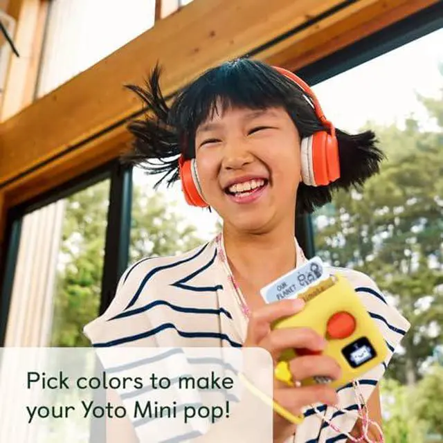 Alt view image 5 of 6 - Mini (2024 Ed.) Kids Audio Player + Yellow Adventure Jacket, Ages 3+ | Kids screen-free audio player + sweet corn protective silicone case | portable travel toy | mp3 player for kids | gift set ag