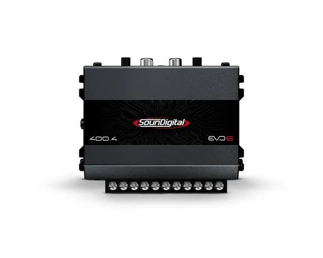 Main image of 400X4 Car & Motorcycles Full Range Amplifier 4 Channels 400 Watts RMS 4 Ohm - Compact Size - Professional Super Sound Quality