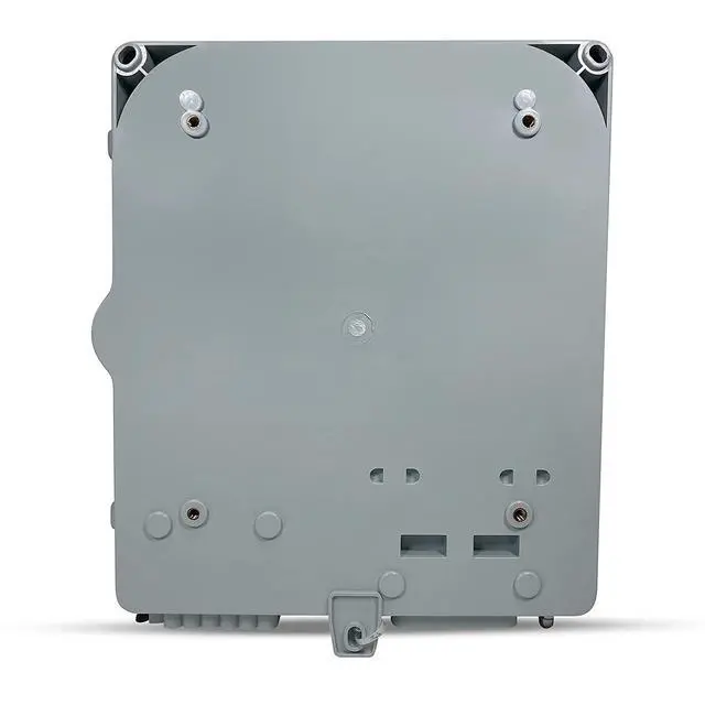 Alt view image 4 of 6 - Fiber Optic Wall Mount or Pole Mount Enclosure for Indoor or Outdoor Fiber Optic Terminations and Fusion Splice installations with Couplers. (LC APC with Pigtails)