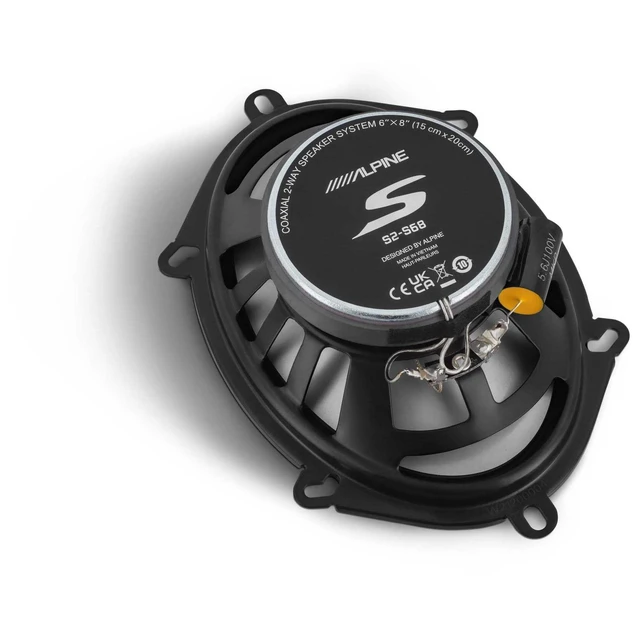 Alt view image 5 of 6 - S2-S68 - Next-Generation S-Series 6x8 Coaxial Speaker Set | Also fits 5x7 replacement openings, Factory Stereo Upgrade, Clean Detailed Sound, Easy Drop-In Install