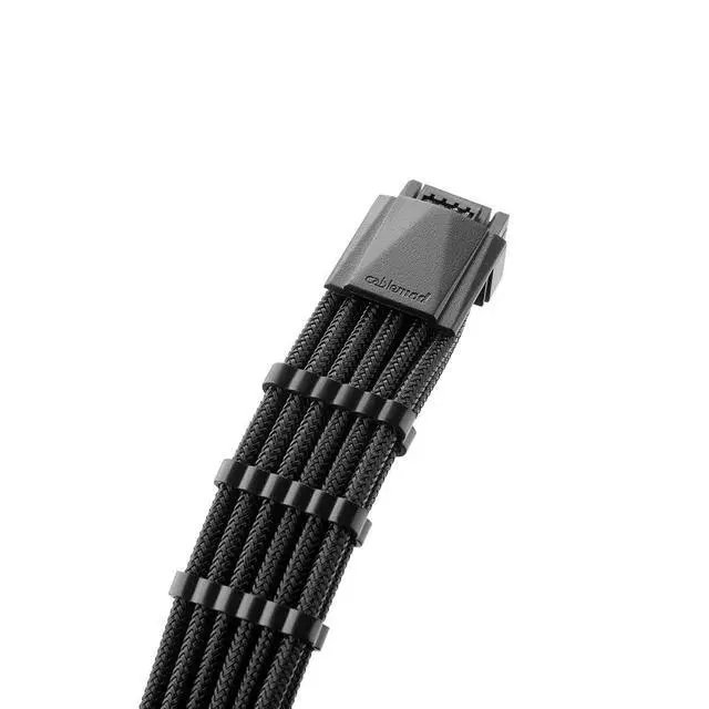 Alt view image 4 of 4 - RT-Series Pro ModMesh Sleeved 12VHPWR StealthSense Dual Cable Kit for ASUS/Seasonic/Phanteks (Black)
